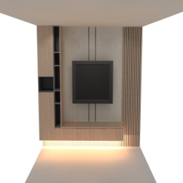 Modern Wooden TV Cabinet – Complete Project