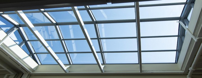 Modern Skylight Structure Made Glass
