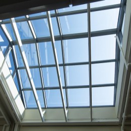 Modern Skylight Structure Made Glass